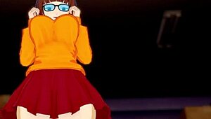 velma denkley unravels mystery using her tight pussy in cosplay