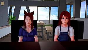 in my new family, episode 309, things get erotic.