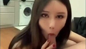 Asian shemale fucked bareback in hotel. European tourist takes control for steamy action.