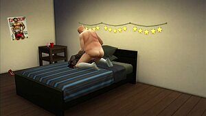 该死！小亚洲中国婊子以Hentai风格服务客户！