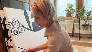 Just Painting My Studio Art Today