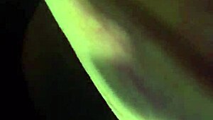 This ts gets a sloppy blowjob from a hooded black guy