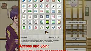 Cute ladies in public bath house hentai game