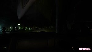 Hitchhiking Slut Thanks Fat Cock for Ride with Mouth?