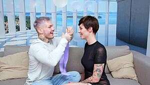 Boyfriend gifts Chihuahua a wild gangbang for birthday bash. Wet pussy and double penetration await!