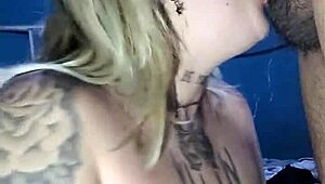 She starts with a blowjob and then moves to anal sex with her lover