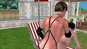 Lesbian Girl Fucks Another