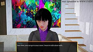 in my new family, episode 309, things get erotic.