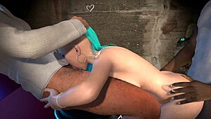 Teen Bar Slut Stuffed Full