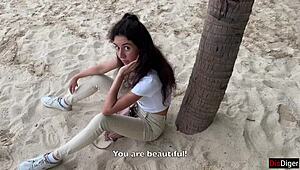 Hey, wanna know how I took a girl from her cuckold husband at the beach to my hotel for a rough ride?