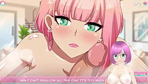 zoey horney hangs out with horny roommates in anime style