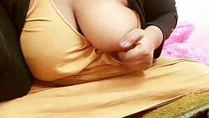 hey, did ya see my friend’s sister messin’ with her boobs or what? was that wild or nah?