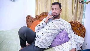 Kamwali Bhabhi bangs hard with two malkin in wild full movie