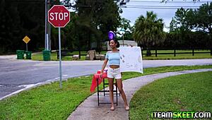 i'm the pervert stud who fucked sexy teen alicia reigns on my couch, licking her pussy and tits