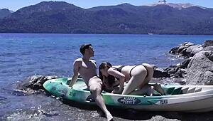 OMG, caught this horny teen couple banging on a public beach! massive cumshot, total amateur chaos! 🏖️💥