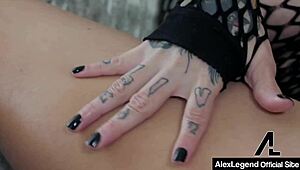 Lily Lane In Fishnets Gets Pussy Fucked By Alex Legend