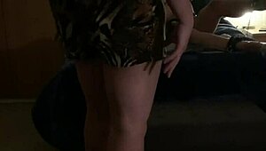 Double Domme Session with Sissified Bound Slave Milked and Fed Own Cum