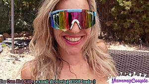 Lilly Amateur Cum Compilation - Blonde Babe Blowjob