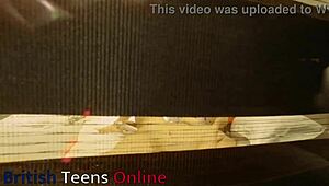 Watch your neighbour masturbate! She's flashing and teasing right now!