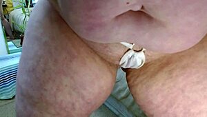 dawnskye1962 cumming hard in tiny white thong retro style