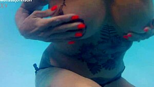 Melissa the Mermaid, Man I’m Trippin’ Over Her Poolside Curves and Brown Eyes