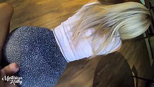 MysteriousKathy in tight leggings ready for hot Brazilian action