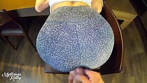 MysteriousKathy in tight leggings ready for hot Brazilian action