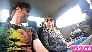 Sneaky Sex With Boyfriend In Public Sauna Almost Caught