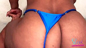 Big Ass Dwarf Woman Seductively Sits on White Dick in Intimate Encounter