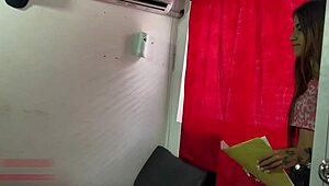 Boss Seduces Young College Blonde for Job Opportunity with Intense Full Massage Story