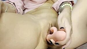 santa's gift got my pussy buzzing with hot orgasm this year