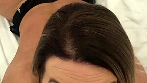 Sophie James Sucks and Fucks Cocks in British POV Deepthroat Action