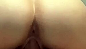 Real couple fucks hard with dildo and toys