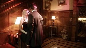 feeling so slutty, michelle tohrne fucks in high heels and lingerie doggy style