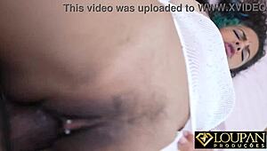 Latina Amateur Gets Pov Blowjob And Anal Assfucking With Hairy Pussy