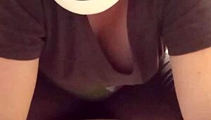 Toilet compilation with petite natural tits in steamy POV