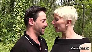 Hot French milf, oh man, she lovin’ that anal and face fuckin’ by a huge dick, ya know?