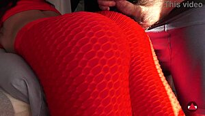 Asian Yoga Babe Massages with Dripping Creampie Inside Pussy