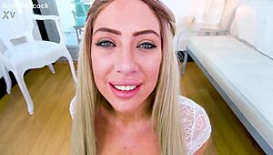 Sunny Chase Blows Huge Cock No Hands