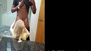 60yo Nina Hartley trades sex with black dude for quick cash