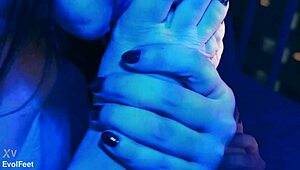 your mouth waters thinking about my latina feet in pov close-up