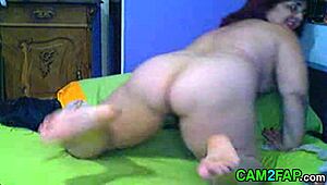 greek granny shows off sexy moves on webcam porn video