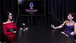 Annie Clementine And Bia Hot In Podcast Preliminaries - Part 3!