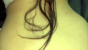 Arab man fucks curvy latina with monster cock in bedroom.