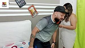 My stepdaughter tests different flavors on my dick before I fuck her pussy hard