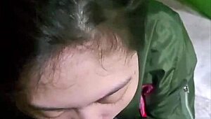 wife who loves sucking cock in homemade video