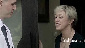 Milf Guides Young Preachers in Forbidden Threesome with Faith