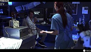 mad scientist controls sexy 18-year-old matty mila to squirt