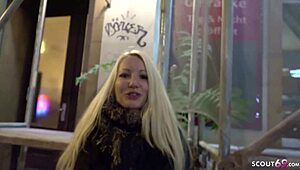 german scout interviews teen 18+ from dresden, leads to anal fucking and blowjob