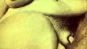 Vintage Erotic Drawings Showcase Big Tits and Retro Curves in Detail